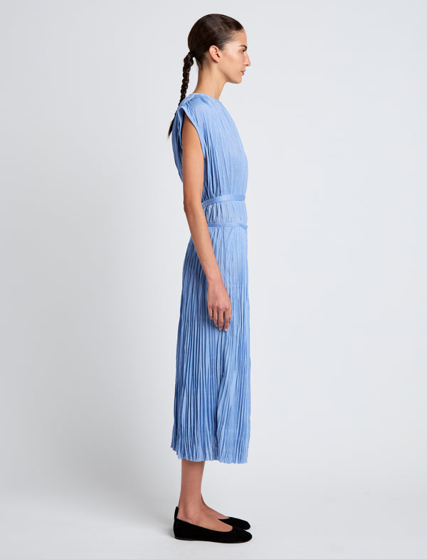 Proenza Schouler Proenza Schouler White Label Rosalyn Skirt In Pleated Jersey - Pool