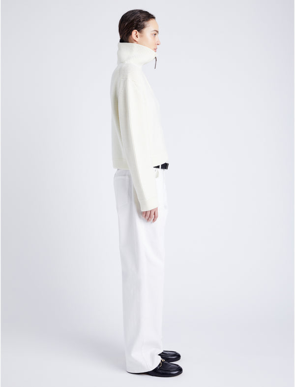 Proenza Schouler Proenza Schouler White Label Sienna Sweater In Wool - Off White