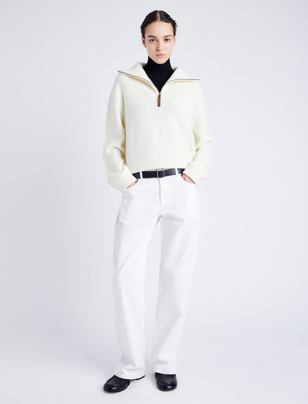 proenza schouler Proenza Schouler White Label Sienna Sweater in Wool - Off White