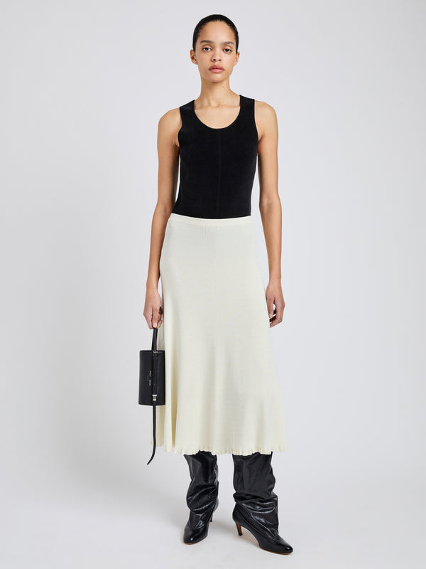 proenza schouler Proenza Schouler White Label Stina Skirt in Geo Knits - Off White