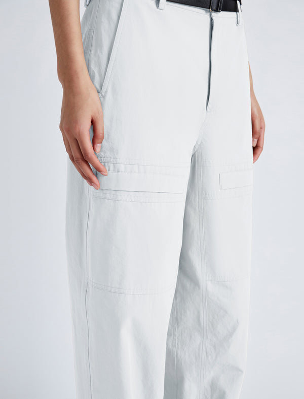Proenza Schouler Proenza Schouler White Label Sydnor Pants In Rumpled Cotton - White