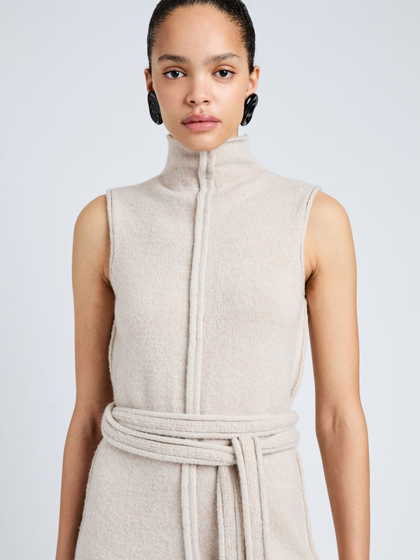 Proenza Schouler Proenza Schouler White Label Zola Knit Dress In Wool - Off White