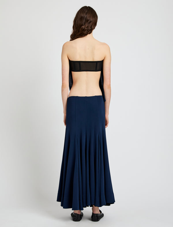 Proenza Schouler Proenza Schouler Yael Dress In Matte Jersey - Midnight