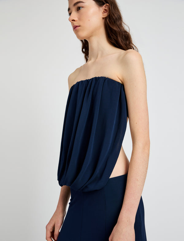 Proenza Schouler Proenza Schouler Yael Dress In Matte Jersey - Midnight