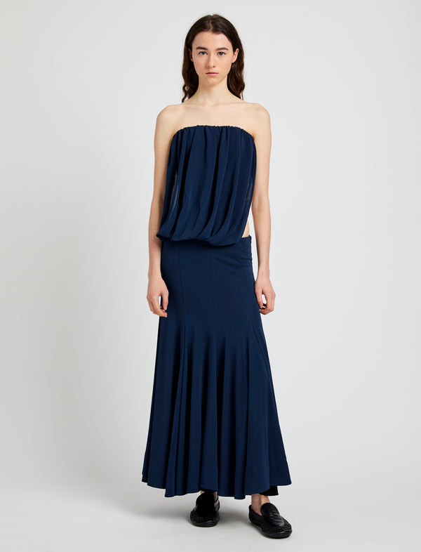 proenza schouler Proenza Schouler Yael Dress in Matte Jersey - Midnight