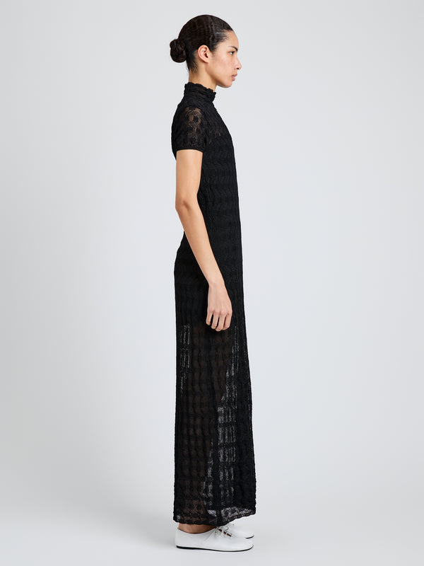 Proenza Schouler Proenza Schouler Zein Dress In Geo Textured Knit - Black
