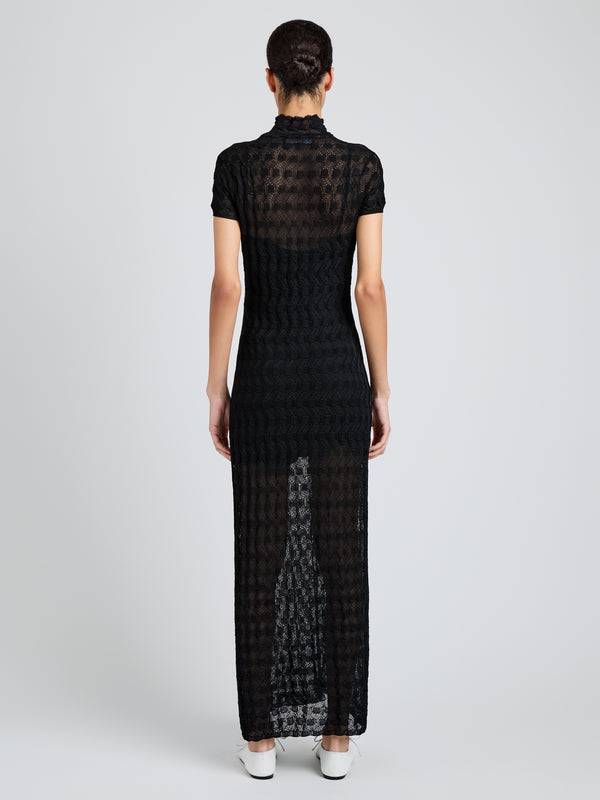 Proenza Schouler Proenza Schouler Zein Dress In Geo Textured Knit - Black