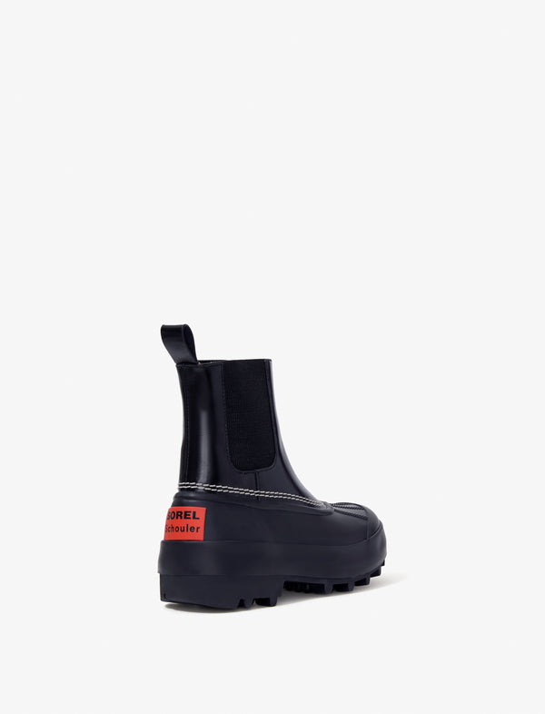 Proenza Schouler SOREL X Proenza Schouler SOREL X Proenza Schouler Caribou Chelsea Boots - Black/Chalk