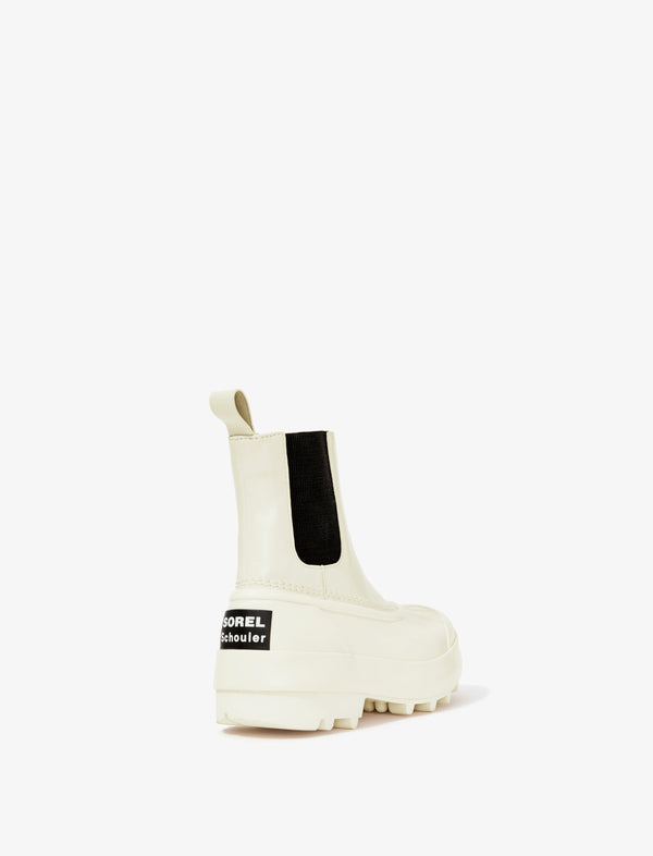 Proenza Schouler SOREL X Proenza Schouler SOREL X Proenza Schouler Caribou Chelsea Boots - Chalk/Black