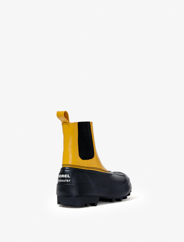 Proenza Schouler SOREL X Proenza Schouler SOREL X Proenza Schouler Caribou Chelsea Boots - Golden Ochre/Black
