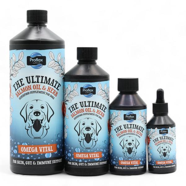 Proflax Salmon Oil For Skin & Gut Health - Omega Vital
