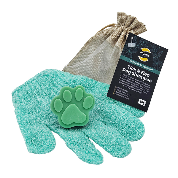 proflax The Natural Dog Wash Kit - Flea & Tick (Paw Bar Edition)