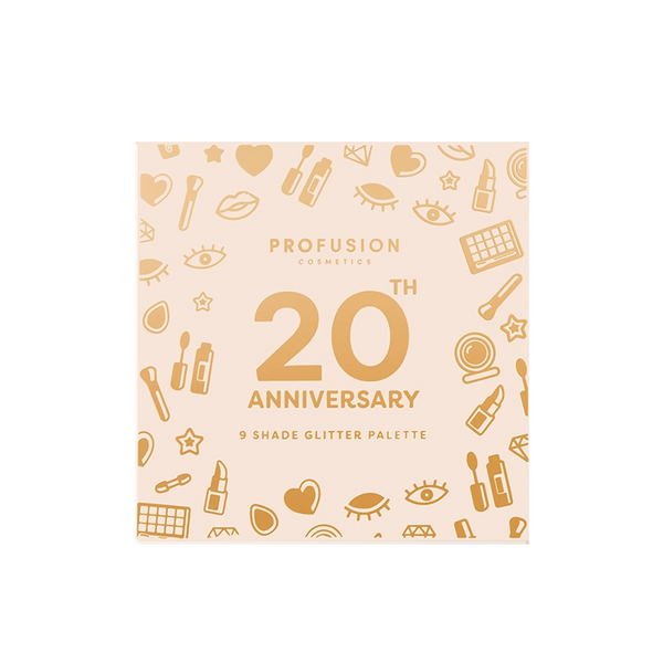 Profusion Cosmetics 20th Anniversary Pressed Glitter Palette