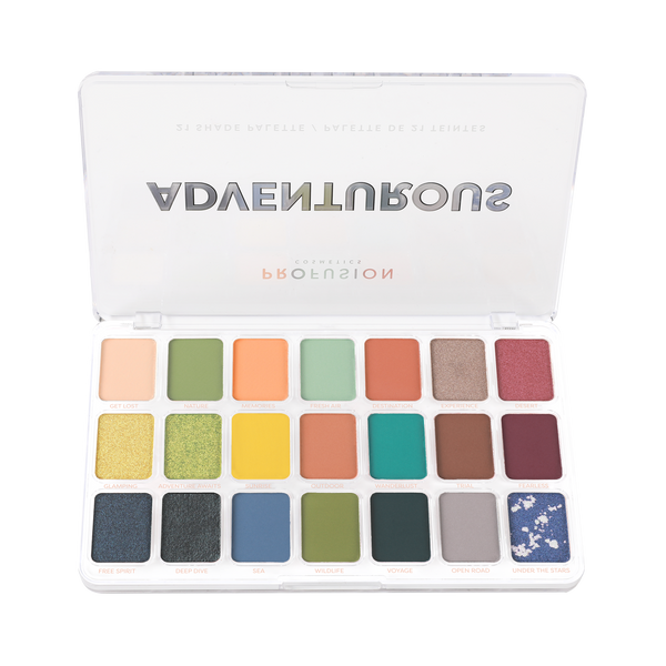 profusion cosmetics Artistry 21 Shade Palette - Adventurous