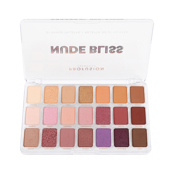 profusion cosmetics Artistry 21 Shade Palette - Nude Bliss
