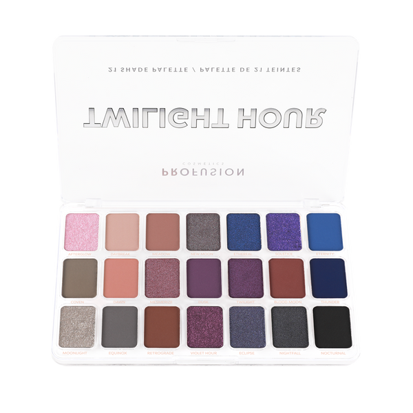 profusion cosmetics Artistry 21 Shade Palette - Twilight