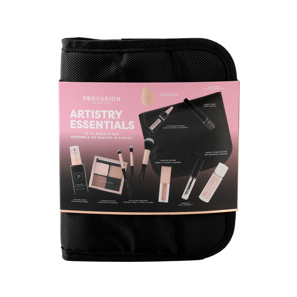 Profusion Cosmetics Artistry Essentials | 12 PC Beauty Set
