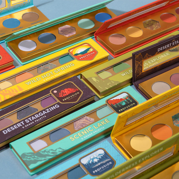 profusion cosmetics Blooming Beauty 5 shade palette