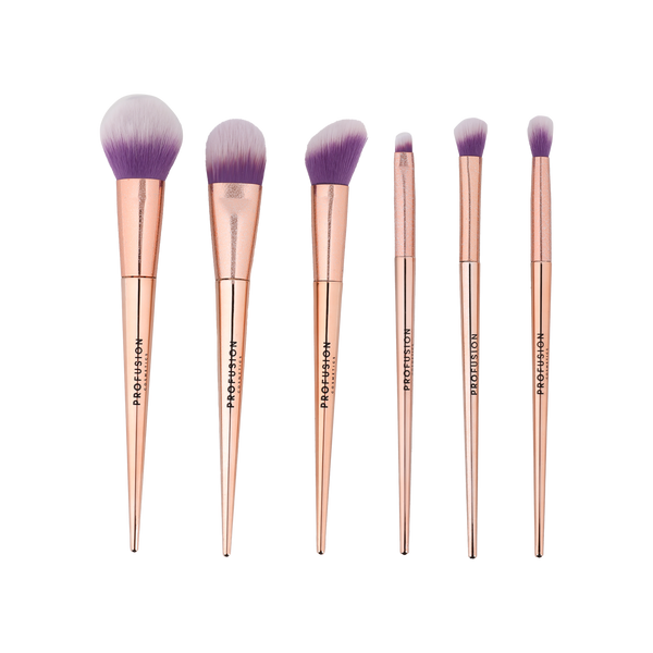 Profusion Cosmetics Brush Crush 8 PC Brush & Sponge Set