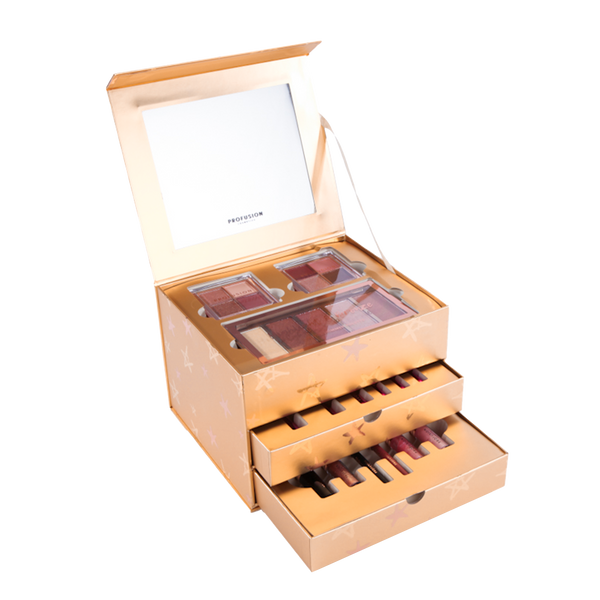 Profusion Cosmetics Crimson Dawn To Dusk Beauty Kit – Complete Collection