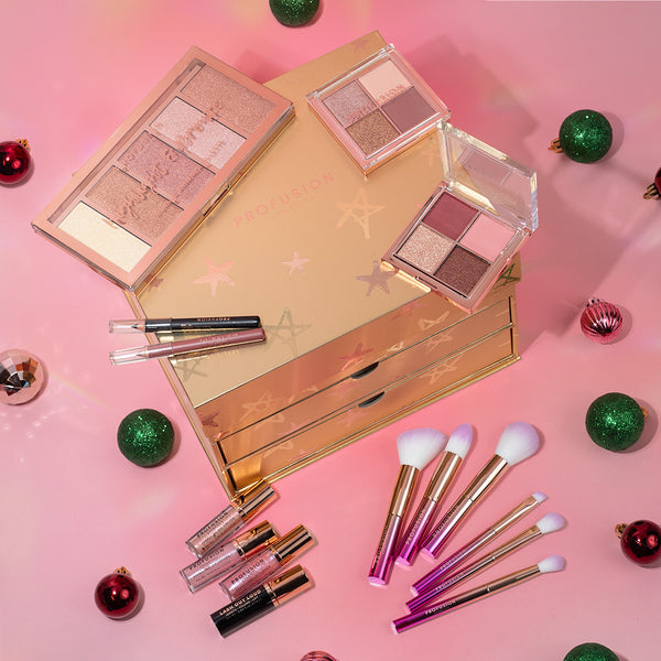 profusion cosmetics Crimson Dawn to Dusk Beauty Kit – Complete Collection