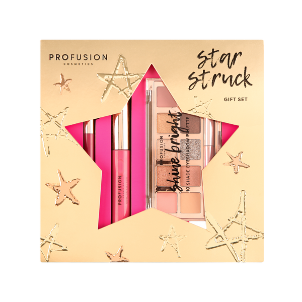 Profusion Cosmetics Crimson Star Struck – 4-Piece Face And Eye Set
