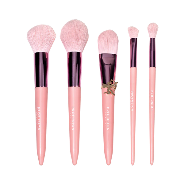 profusion cosmetics Dear Cupid - Struck By Love 5 PC Face & Eye Brush Set