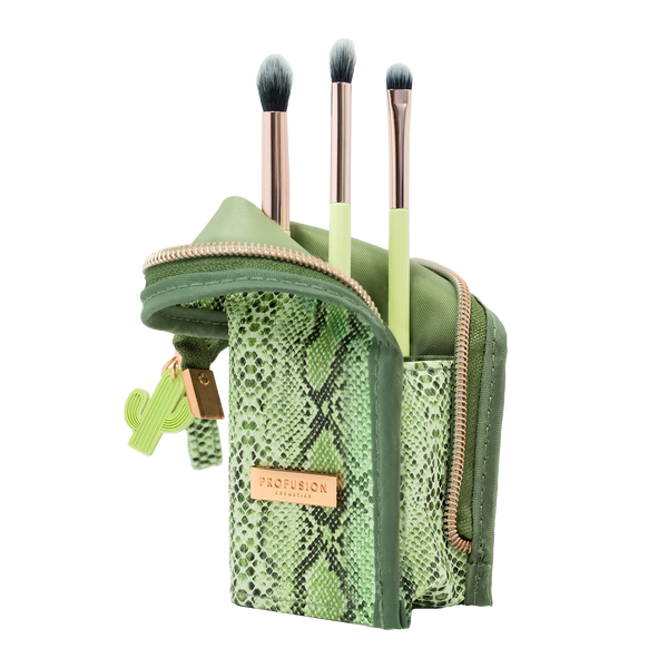 profusion cosmetics Desert Sage | Blend & Stand 4pc Bag & Brush Set