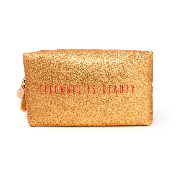 profusion cosmetics Elegance is Beauty Cosmetic Bag