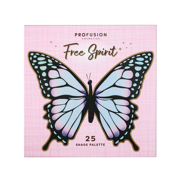 profusion cosmetics Empowered Butterfly | Free Spirit 25-Shade Palette