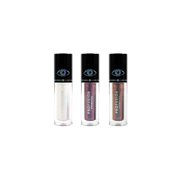 Profusion Cosmetics Evil Eye-Chrome Liquid Topper Set