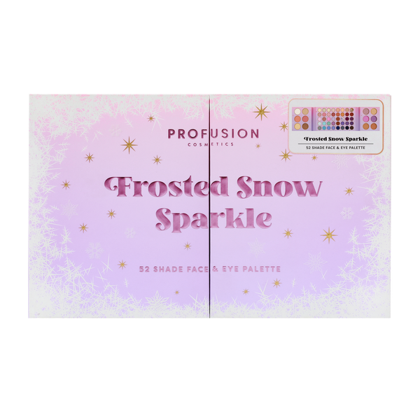 Profusion Cosmetics Frosted Snow Sparkle | 52 Shade Face & Eye Palette