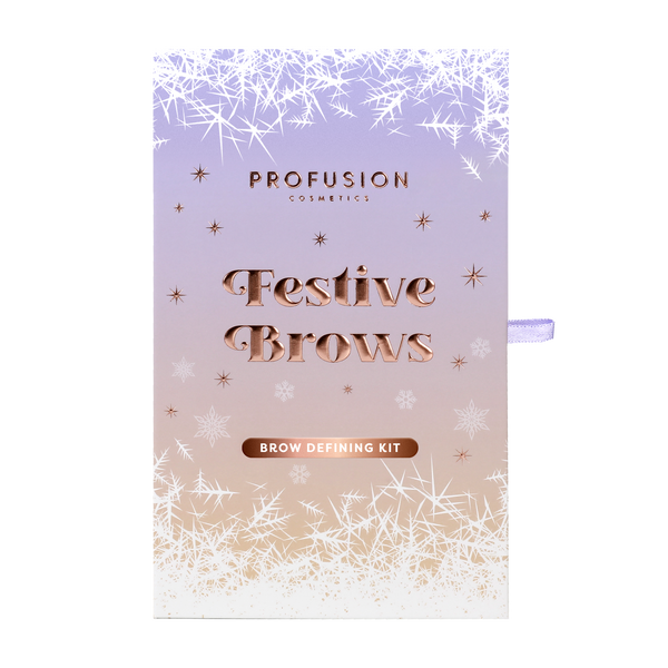 Profusion Cosmetics Frosted Snow Sparkle | Festive Brows Defining Kit