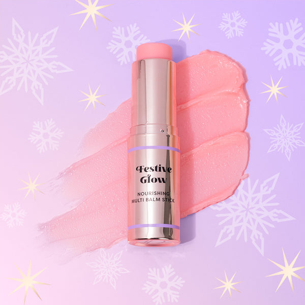 Profusion Cosmetics Frosted Snow Sparkle | Festive Glow Nourishing Multi Balm Stick