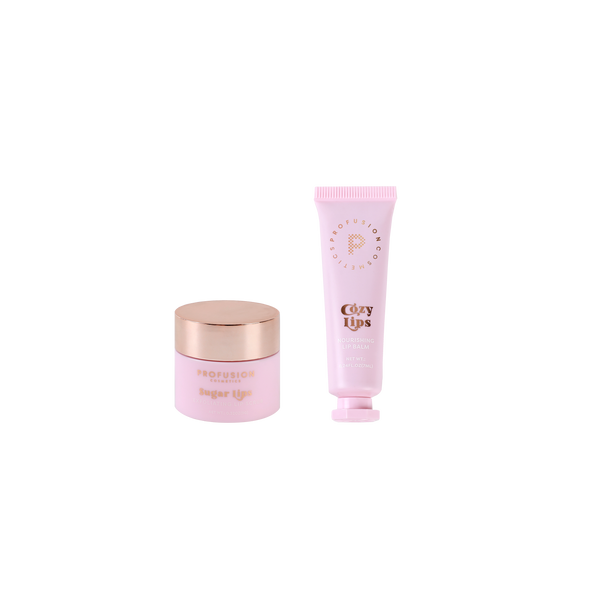 profusion cosmetics Frosted Snow Sparkle | Sugar Lip Scrub and Hydrating Lip Balm