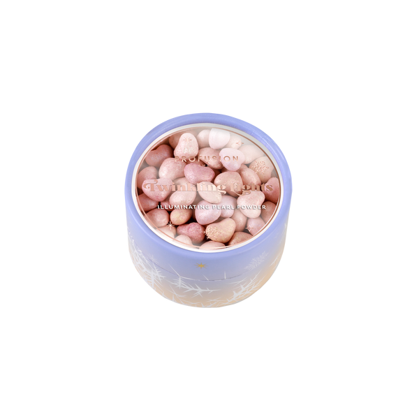 Profusion Cosmetics Frosted Snow Sparkle | Twinkling Lights Powder Puff Set