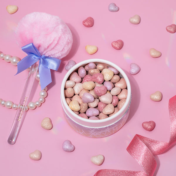 profusion cosmetics Frosted Snow Sparkle | Twinkling Lights Powder Puff Set