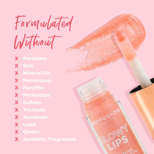 Profusion Cosmetics Glowy Lips Nourishing Shimmer Lip Oil