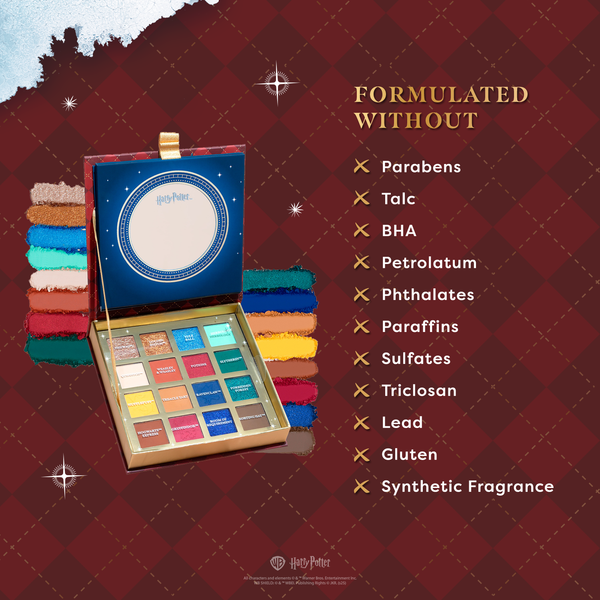 Profusion Cosmetics Harry Potter Holiday | Hogwarts™ 16 Shade Palette