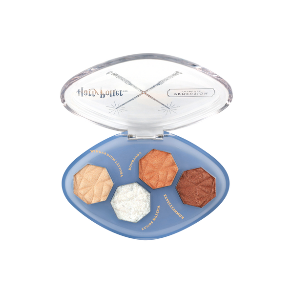 Profusion Cosmetics Harry Potter Holiday | Magical Charms Illuminating Highlighter Quad