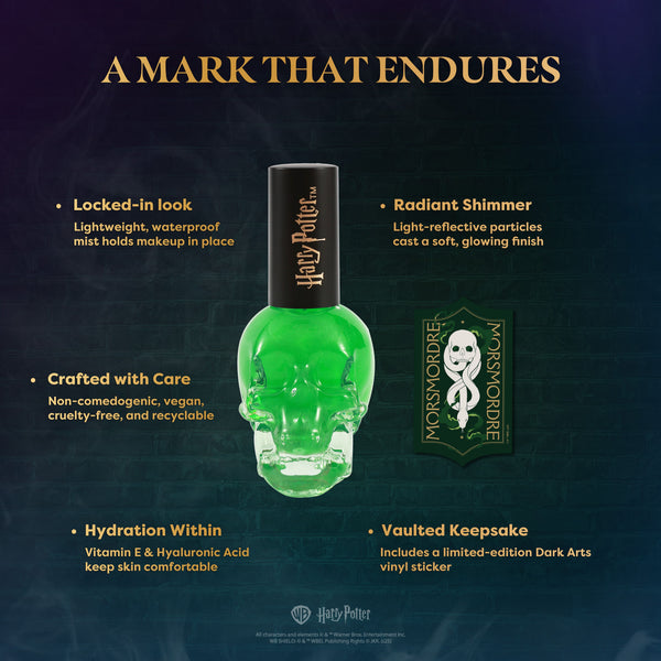 Profusion Cosmetics HP Dark Arts | Morsmordre Illuminating Setting Spray