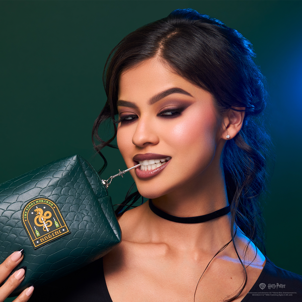 Profusion Cosmetics HP Dark Arts | Nagini Cosmetic Bag With Face Gems & Temporary Tattoo