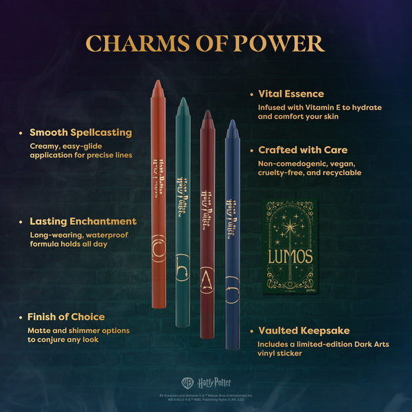 Profusion Cosmetics HP Dark Arts | Spells And Charms Liner Pencil Set
