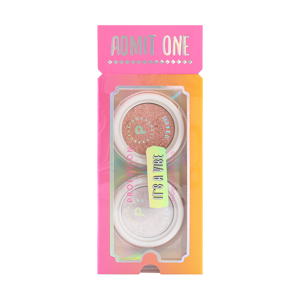 Profusion Cosmetics It's A Vibe | Admit One Highlighter Duo