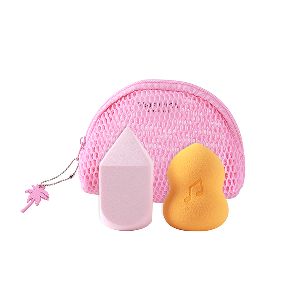 profusion cosmetics It's a Vibe | Feel the Beat 3-pc Blending Sponge and Bag Set