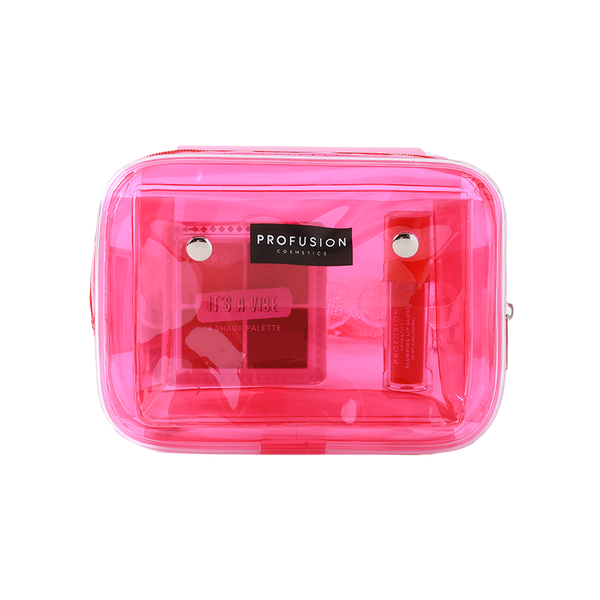 Profusion Cosmetics It's A Vibe | Festival Ready 3-pc Bag & Cosmetic Set