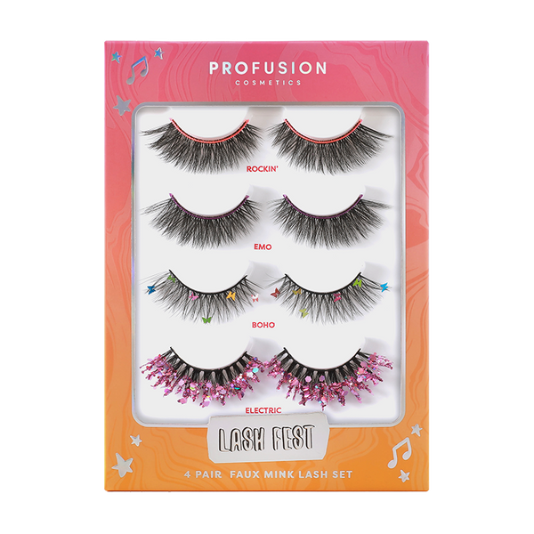profusion cosmetics It's a Vibe | Lash Fest 4-pair Lash Set