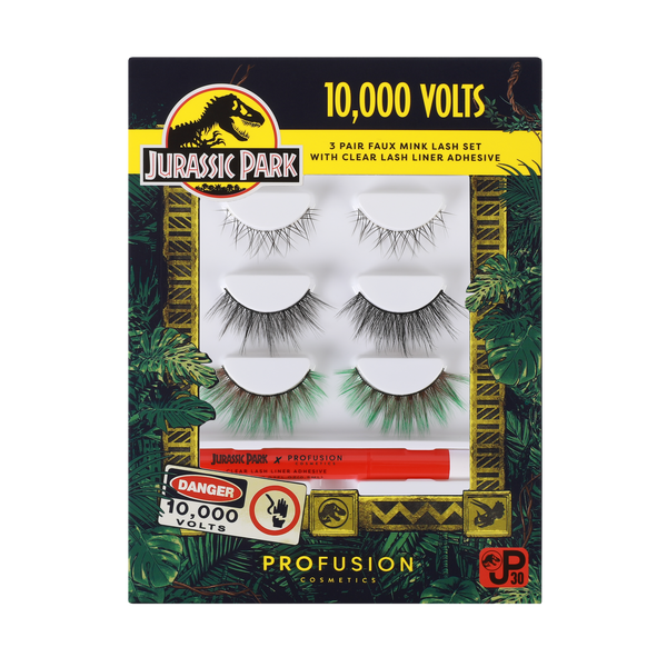 profusion cosmetics Jurassic Park | 10 000 Volts Faux Mink Lash Set