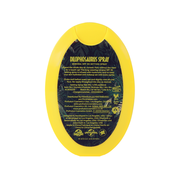 Profusion Cosmetics Jurassic Park | Dilophosaurus Spray