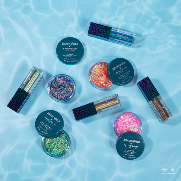 Profusion Cosmetics Jurassic World | It Can Camouflage Holo Face & Body Glitter Gel